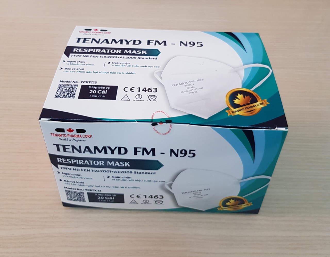 Khẩu trang y tế 5 lớp Tenamyd FM-N95 Model-YCKTC13