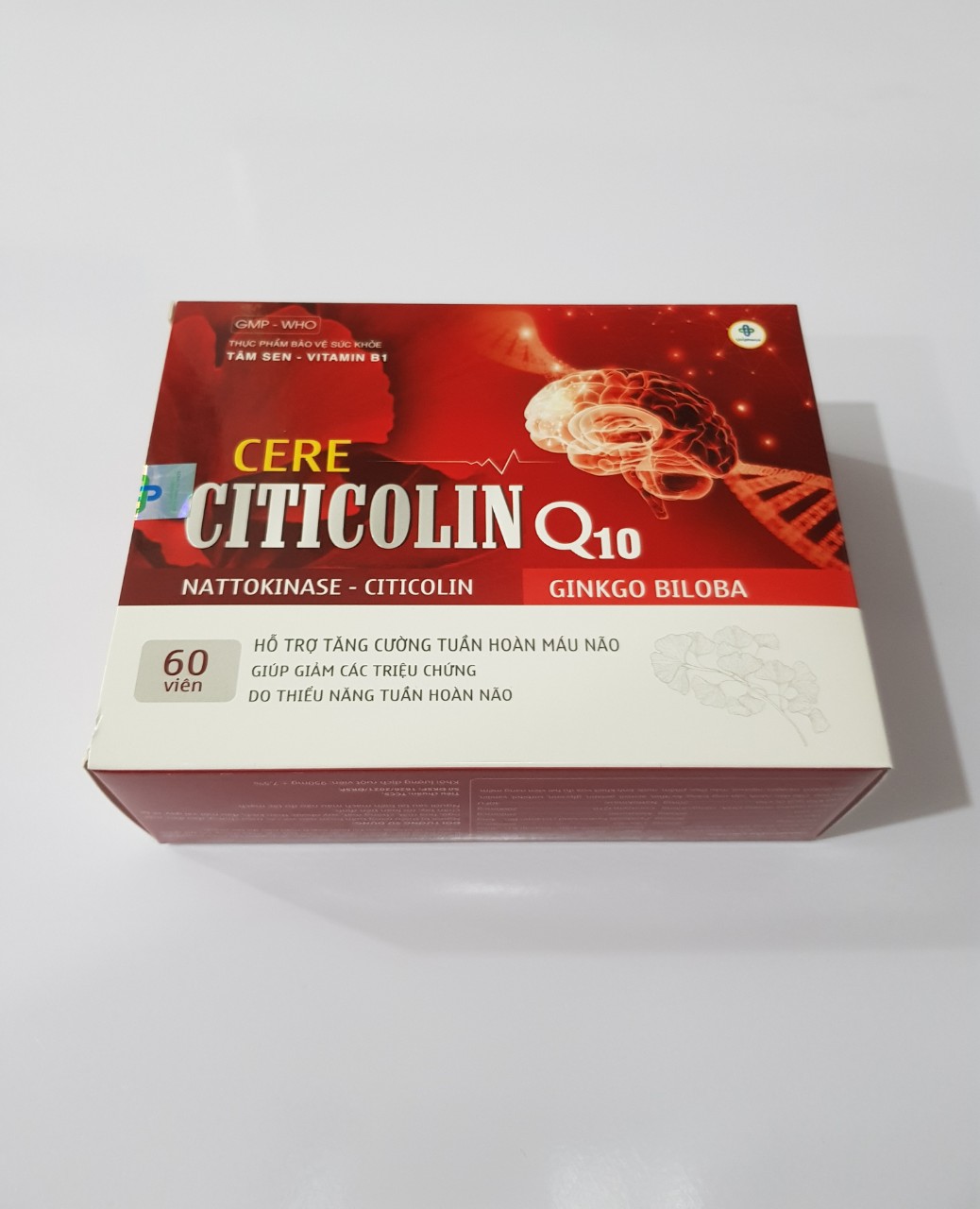 Cere Citicolin Q10: Hỗ trợ tăng cường tuần hoàn máu não