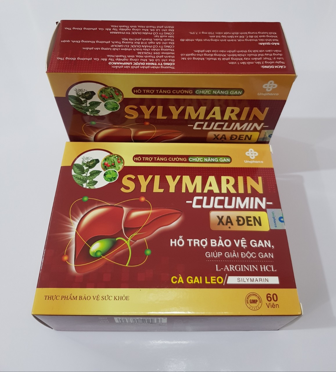 Viên Sylymarin - Cucumin xạ đen hỗ trợ bảo vệ gan, giải độc gan,tăng cường chức năng gan