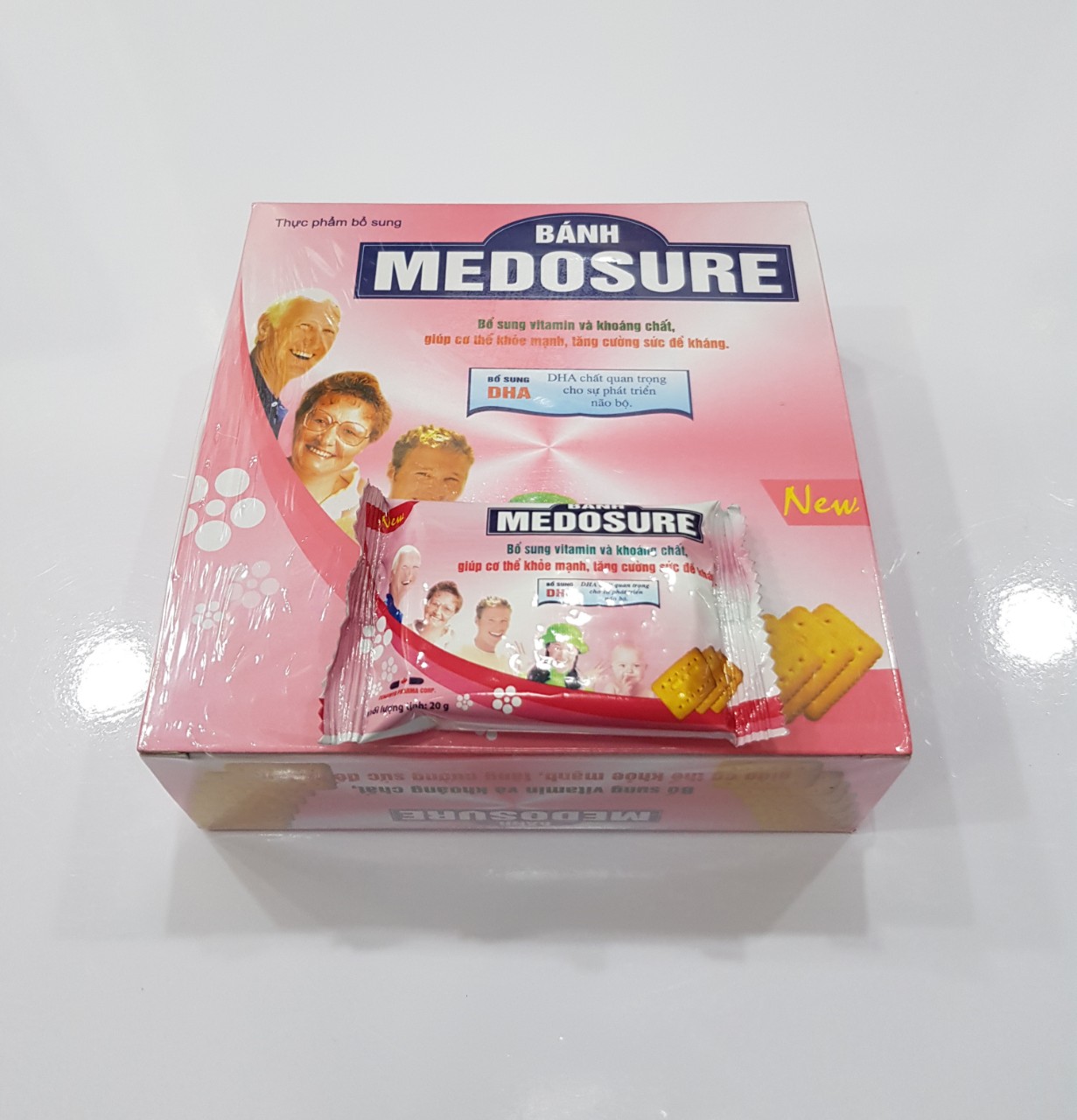 Bánh dinh dưỡng Medosure - Bổ sung vitamin và khoáng chất, giúp cơ thể khoẻ mạnh,tăng cường sức đề kháng dành cho mọi lứa tuổi