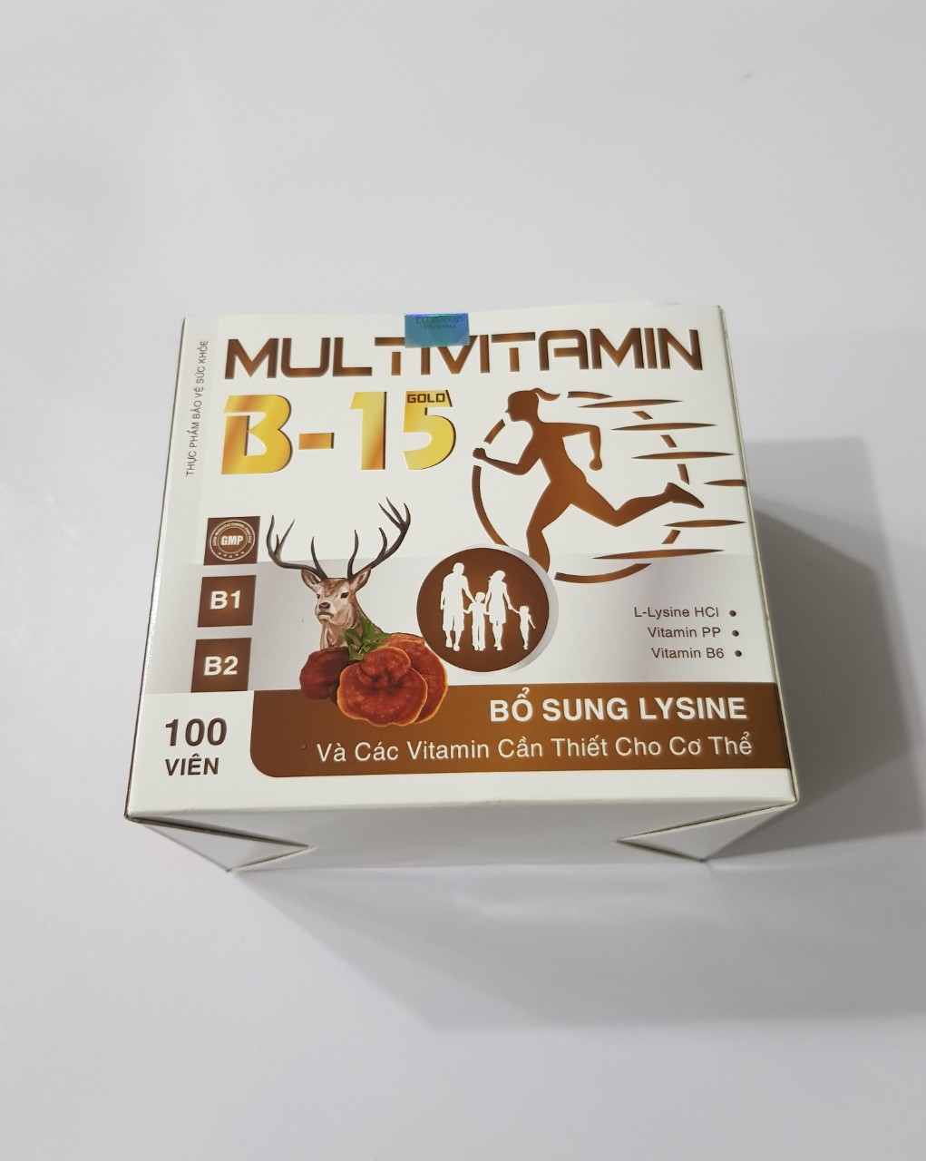 Viên Multivitamin B-15 bổ sung lysine và các vitamin cần thiết cho cơ thể.