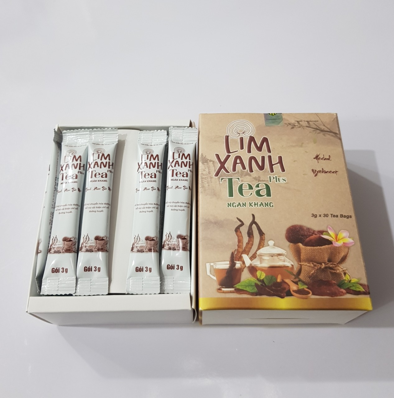 Trà lim xanh tea plus Ngân Khang hỗ trợ chuyển hóa đường, hỗ trợ cải thiện chỉ số đường huyết