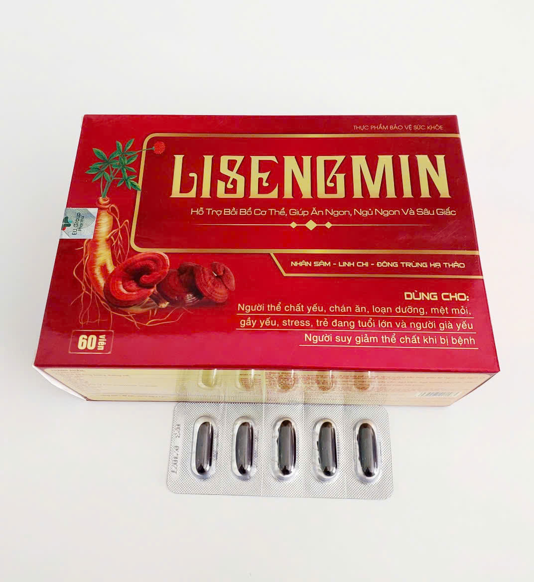 Viên Lesengmin hỗ trợ bồi bổ cơ thể, giúp ăn ngon, ngủ ngon,tăng cường sức đề kháng