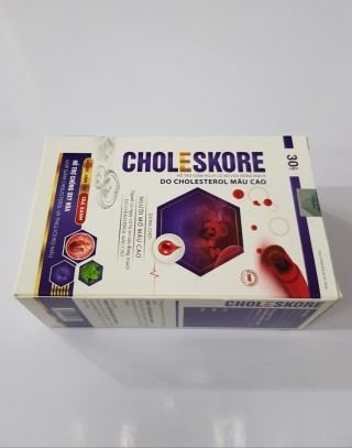 Viên Choleskore: Hỗ trợ giảm nguy cơ sơ vữa động mạch do cholesterol máu cao